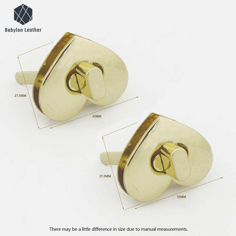 Heart Shaped Creative Bag Lock Twist Lock