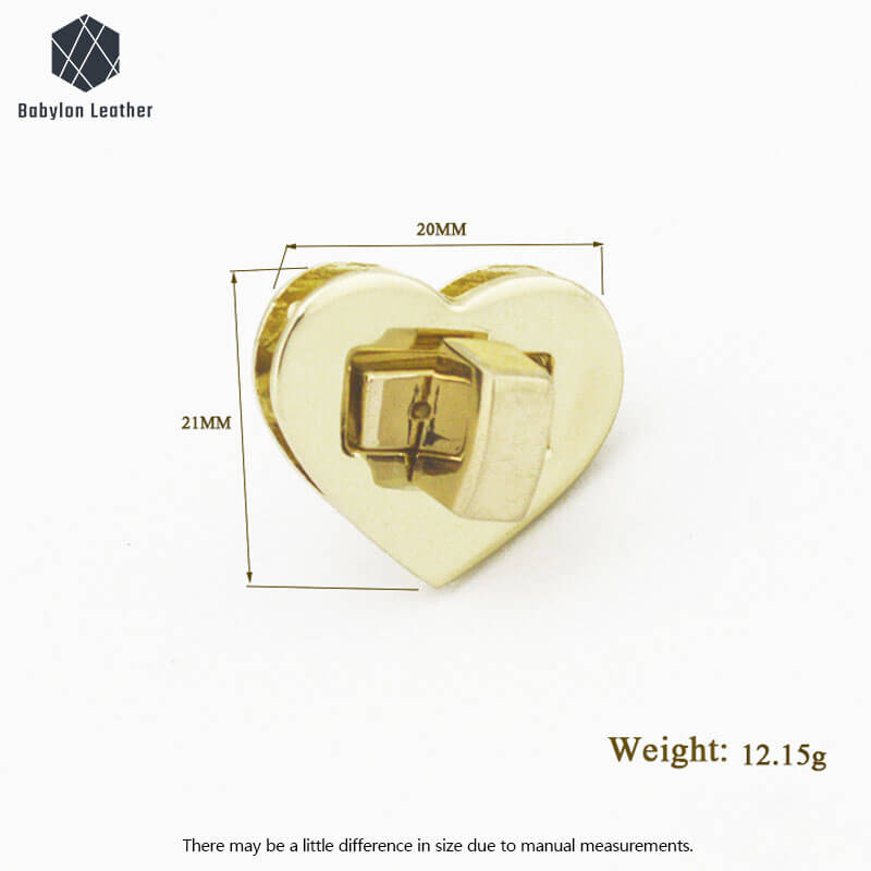 Heart Shaped Creative Bag Lock Twist Lock