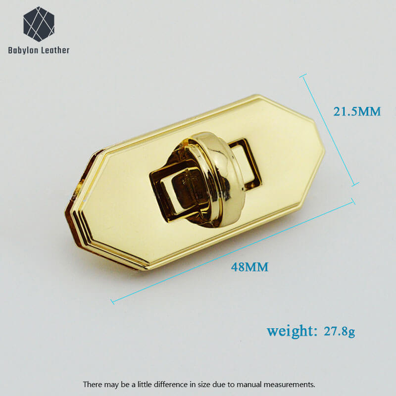 Rhombic Shaped Bag Closure Clasp Twist Lock（1 PACK）