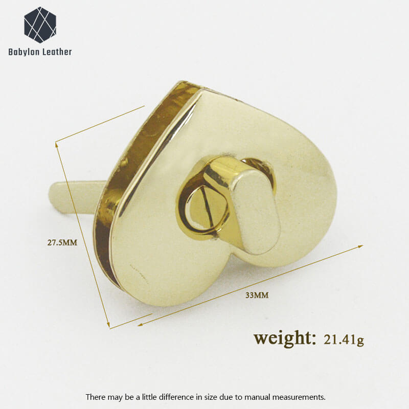 Heart Shaped Creative Bag Lock Twist Lock