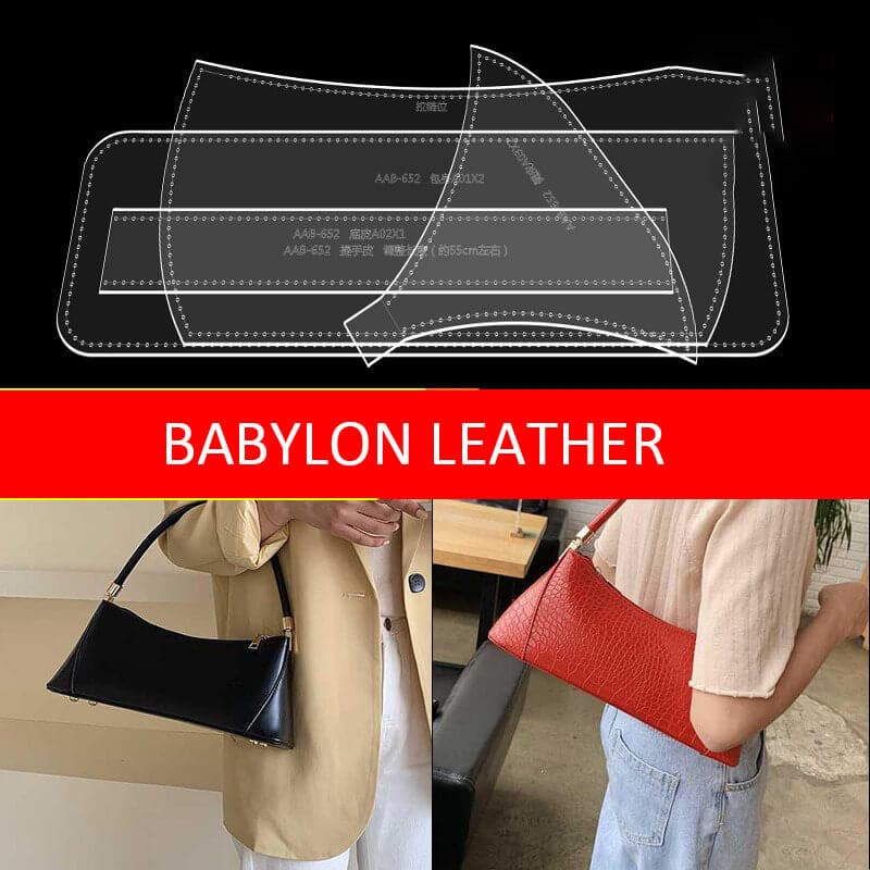 BABYLON™ Baguette Bag Pattern AAB - 652 - Babylon LeatherBabylon LeatherAAB - 652 - Kraft Board