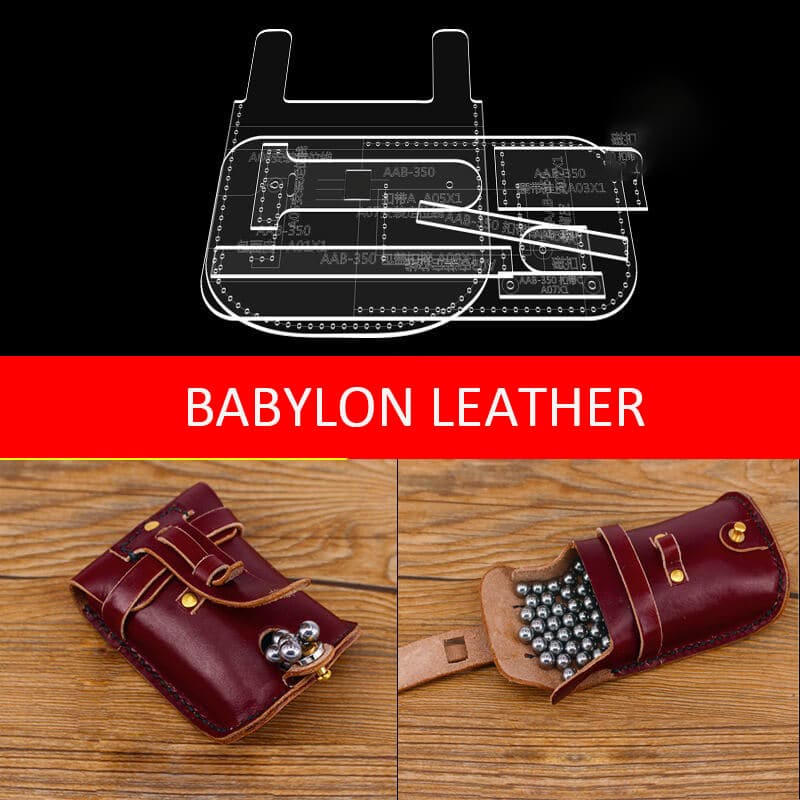 BABYLON™ Bullet Bead Storage Pouch DIY Pattern AAB - 350 - Babylon LeatherBabylon LeatherAAB - 350 - Kraft Board