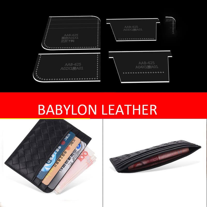 BABYLON™ Card Holder Coin Purse Pattern AAB - 625 - Babylon LeatherBabylon LeatherAAB - 625 - Kraft Board