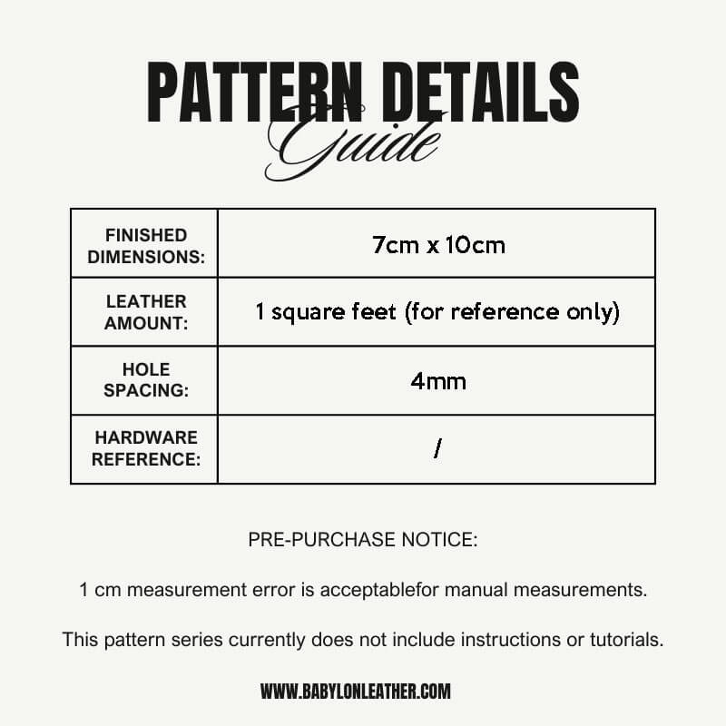 BABYLON™ Cartoon Card Holder Handmade Pattern AAB - 746 - Babylon LeatherBabylon LeatherAAB - 746 - Kraft Board