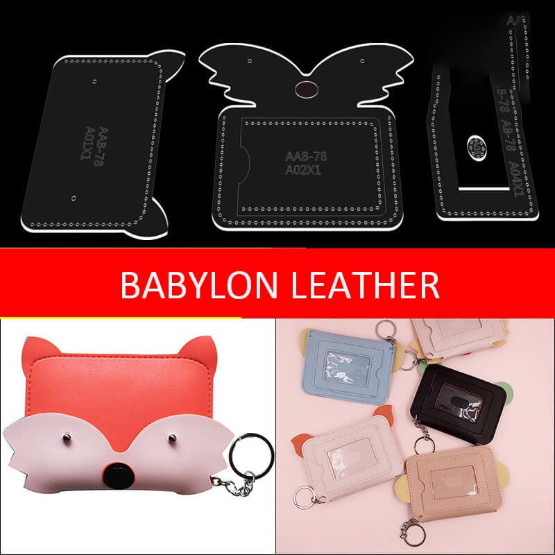 BABYLON™ Cartoon Card Holder ID Holder Pattern AAB - 78 - Babylon LeatherBabylon LeatherAAB - 78 - Kraft Board