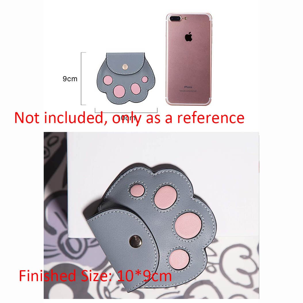 BABYLON™ Cat Paw Coin Purse Pattern AAB - 570 - Babylon LeatherBabylon LeatherAAB - 570 - Kraft Board