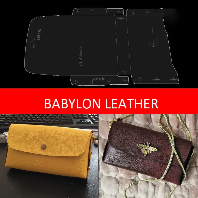 BABYLON™ Clutch Crossbody Bag Pattern AAB - 580 - Babylon LeatherBabylon LeatherAAB - 580 - Kraft Board