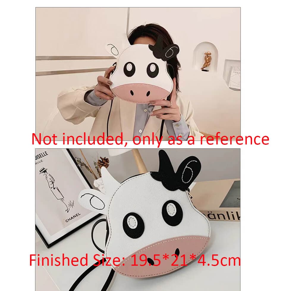 BABYLON™ Cow Cartoon Crossbody Bag Making Pattern AAB - 761 - Babylon LeatherBabylon LeatherAAB - 761 - Kraft Board