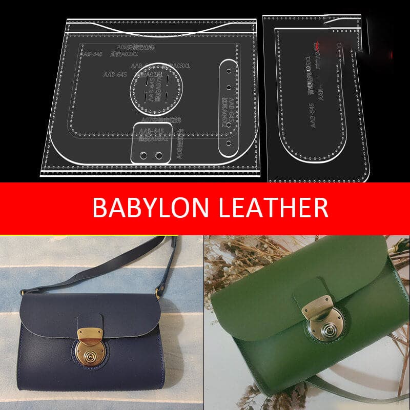 BABYLON™ Crossbody Bag Sewing Pattern AAB - 645 - Babylon LeatherBabylon LeatherAAB - 645 - Kraft Board