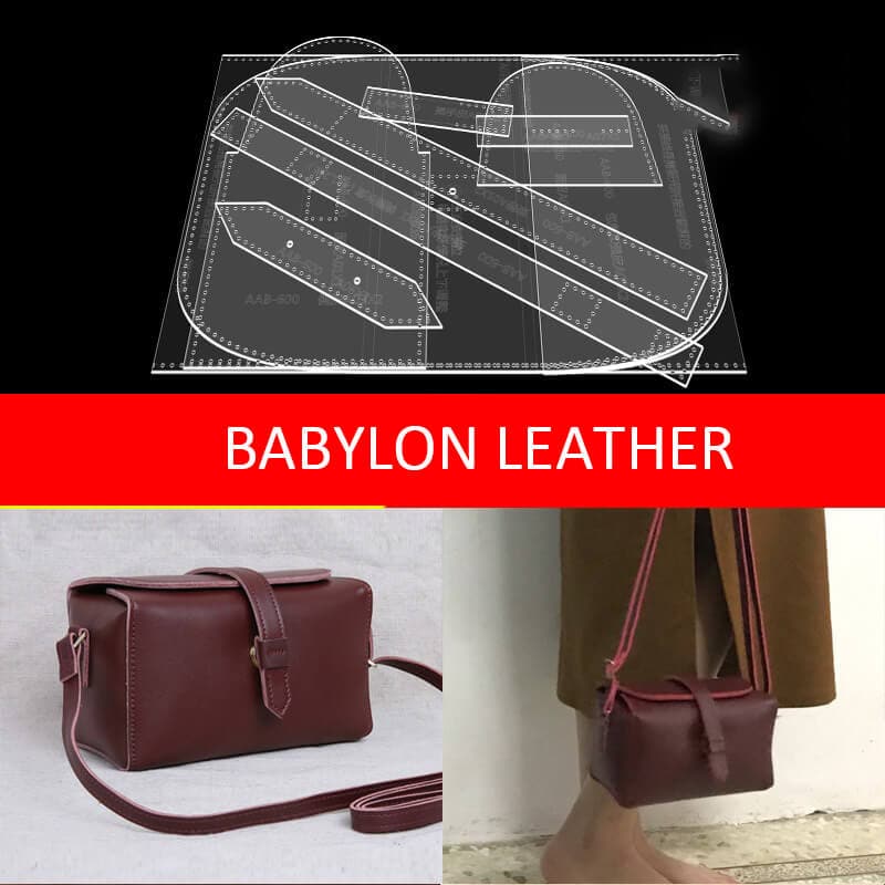 BABYLON™ Cube Bag Crossbody Bag Pattern AAB - 600 - Babylon LeatherBabylon LeatherAAB - 600 - Kraft Board