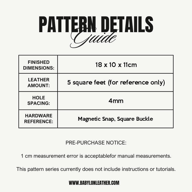 BABYLON™ Cube Bag Crossbody Bag Pattern AAB - 600 - Babylon LeatherBabylon LeatherAAB - 600 - Kraft Board