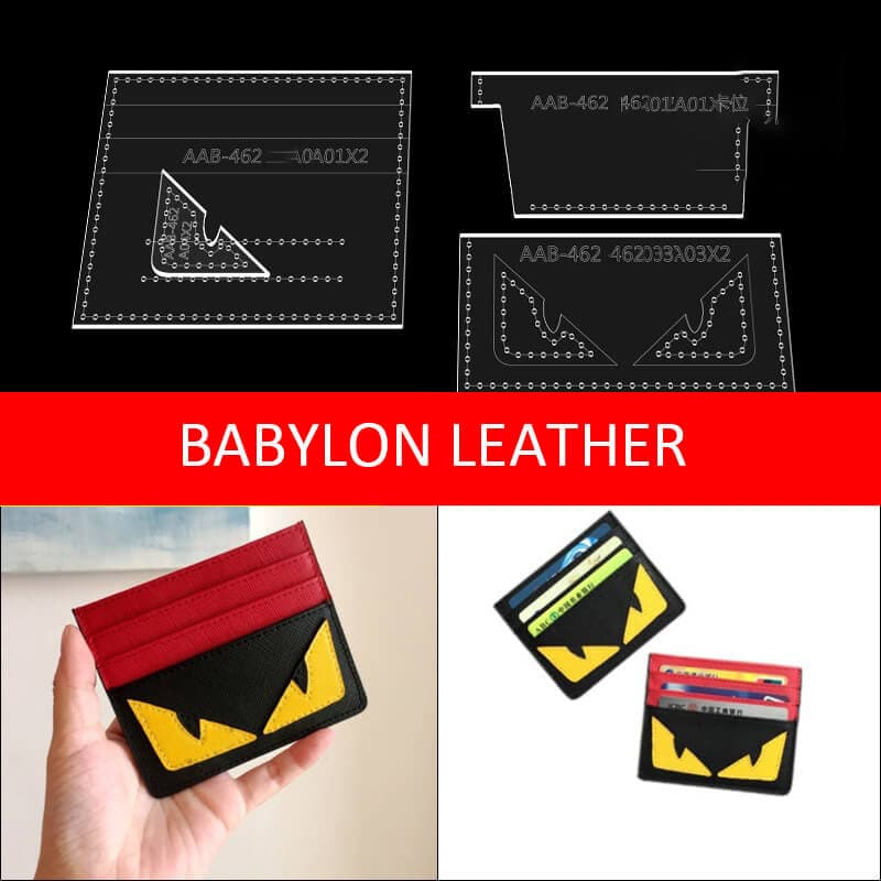 BABYLON™ Cute Card Holder Pattern AAB - 462 - Babylon LeatherBabylon LeatherAAB - 462 - Kraft Board