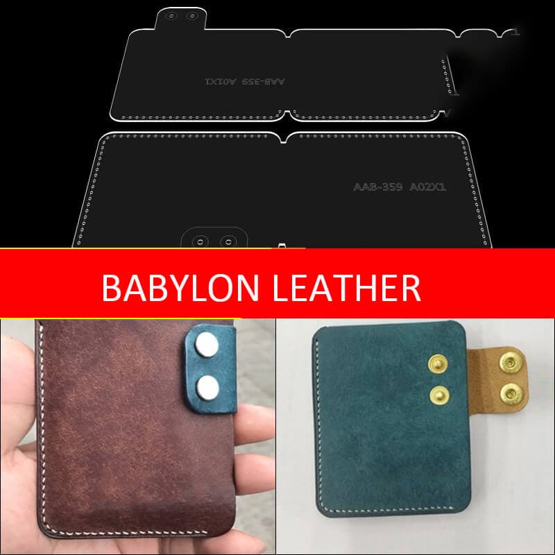 BABYLON™ DIY Coin Purse Handmade Pattern AAB - 359 - Babylon LeatherBabylon LeatherAAB - 359 - Kraft Board