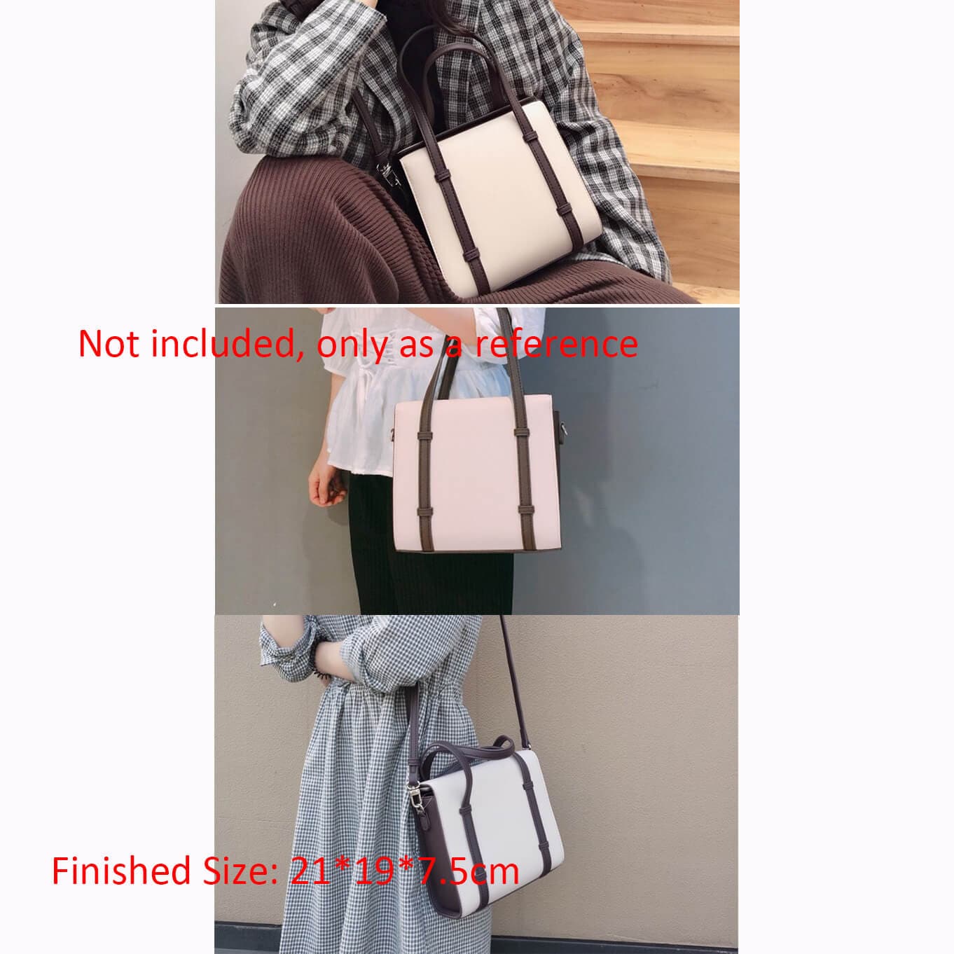 BABYLON™ DIY Fashion Tote Bag Pattern AAB - 496 - Babylon LeatherBabylon LeatherAAB - 496 - Kraft Board