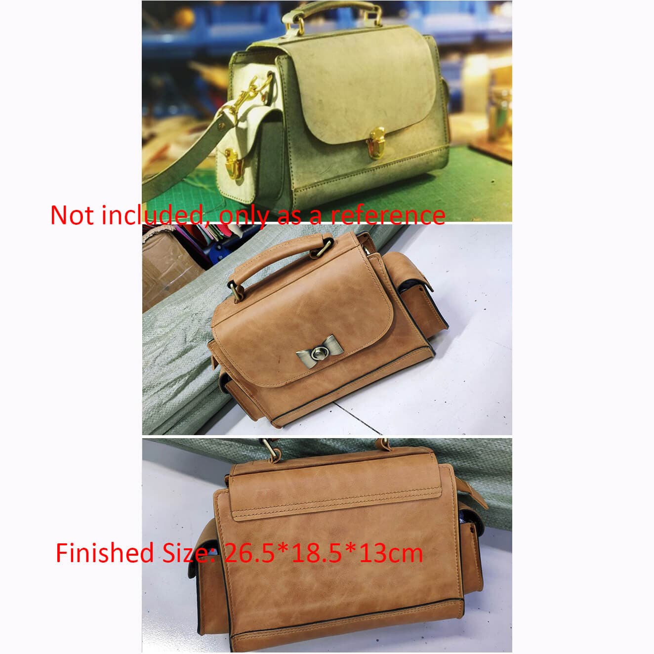 BABYLON™ DIY Handbag Pattern AAB - 439 - Babylon LeatherBabylon LeatherAAB - 439 - Kraft Board - Medium - 26.5x18.5x13cm