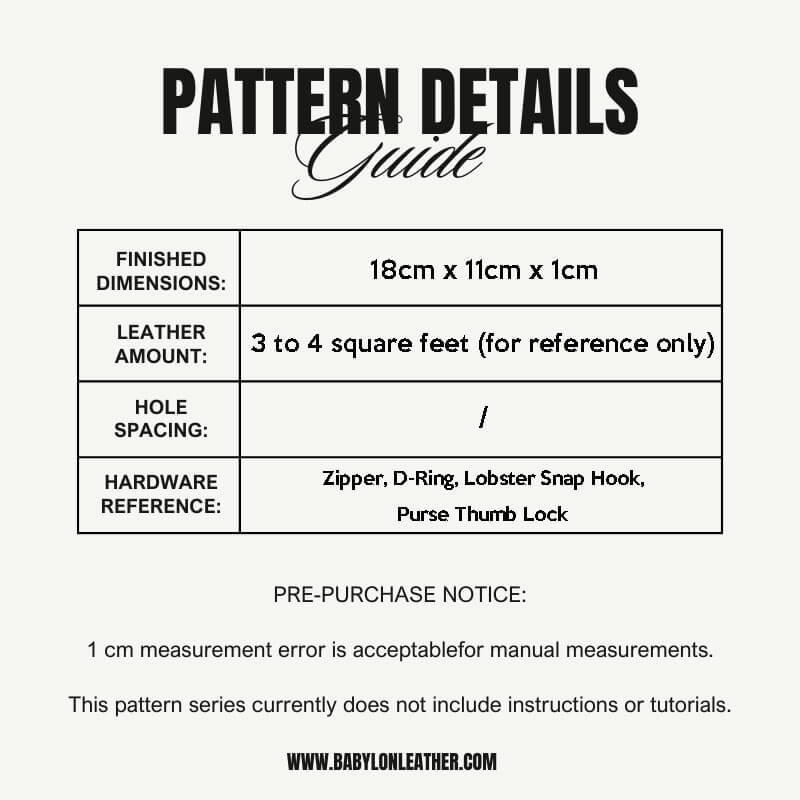 BABYLON™ Fashion Clutch Bag Pattern AAB - 271 - Babylon LeatherBabylon LeatherAAB - 271 - Kraft Board