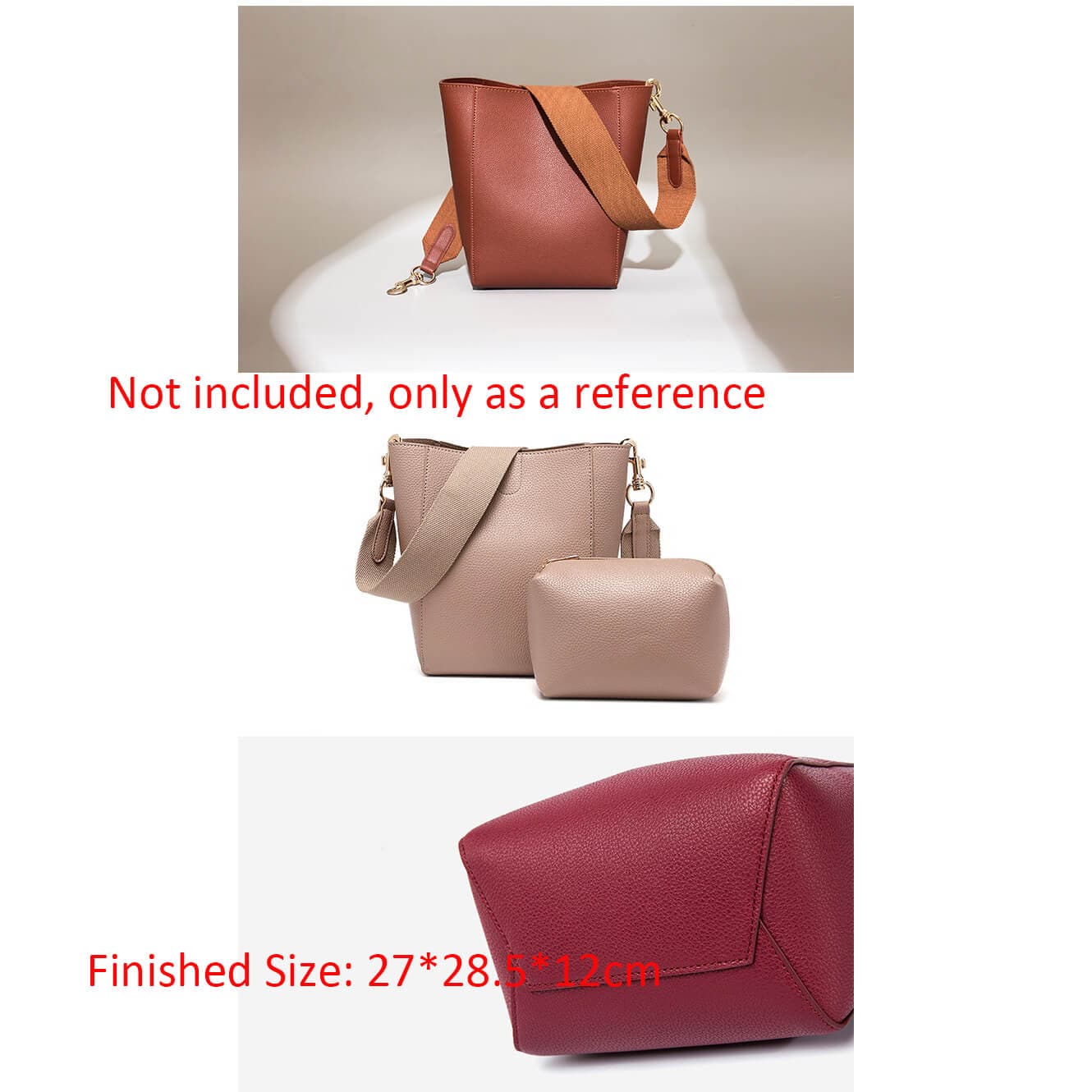 BABYLON™ Fashionable Bucket Bag Leather Pattern AAB - 585 - Babylon LeatherBabylon LeatherAAB - 585 - Kraft Board