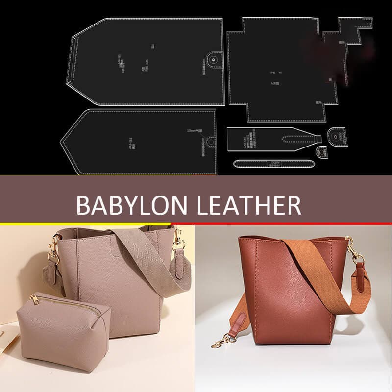 BABYLON™ Fashionable Bucket Bag Leather Pattern AAB - 585 - Babylon LeatherBabylon LeatherAAB - 585 - Kraft Board