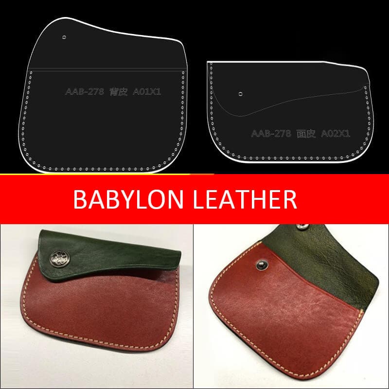BABYLON™ Gift of Love Coin Purse Making Pattern AAB - 278 - Babylon LeatherBabylon LeatherAAB - 278 - Kraft Board
