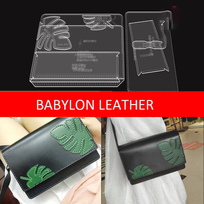 BABYLON™ Graceful Crossbody Bag Pattern AAB - 539 - Babylon LeatherBabylon LeatherAAB - 539 - Kraft Board