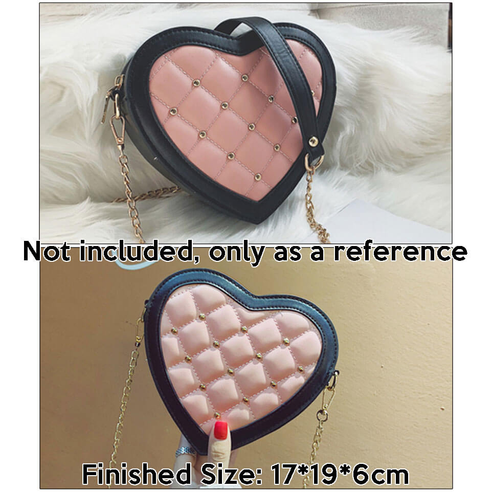 BABYLON™ Heart Crossbody Bag Leather Gift Pattern AAB - 417 - Babylon LeatherBabylon LeatherAAB - 417 - Kraft Board