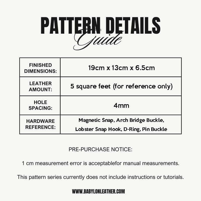 BABYLON™ Heart Crossbody Bag Pattern AAB - 508 - Babylon LeatherBabylon LeatherAAB - 508 - Kraft Board