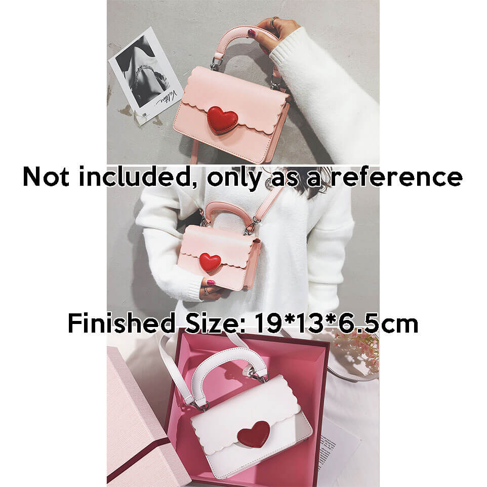 BABYLON™ Heart Crossbody Bag Pattern AAB - 508 - Babylon LeatherBabylon LeatherAAB - 508 - Kraft Board