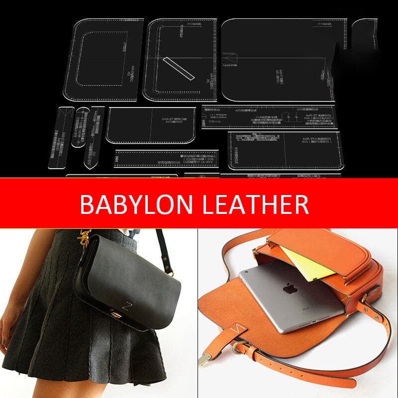 BABYLON™ Leather Crossbody Bag Pattern AAB - 97 - Babylon LeatherBabylon LeatherAAB - 97 - Kraft Board