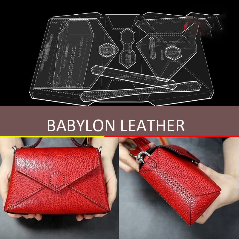 BABYLON™ Leather Handbag Crafting Pattern AAB - 635 - Babylon LeatherBabylon LeatherAAB - 635 - Kraft Board