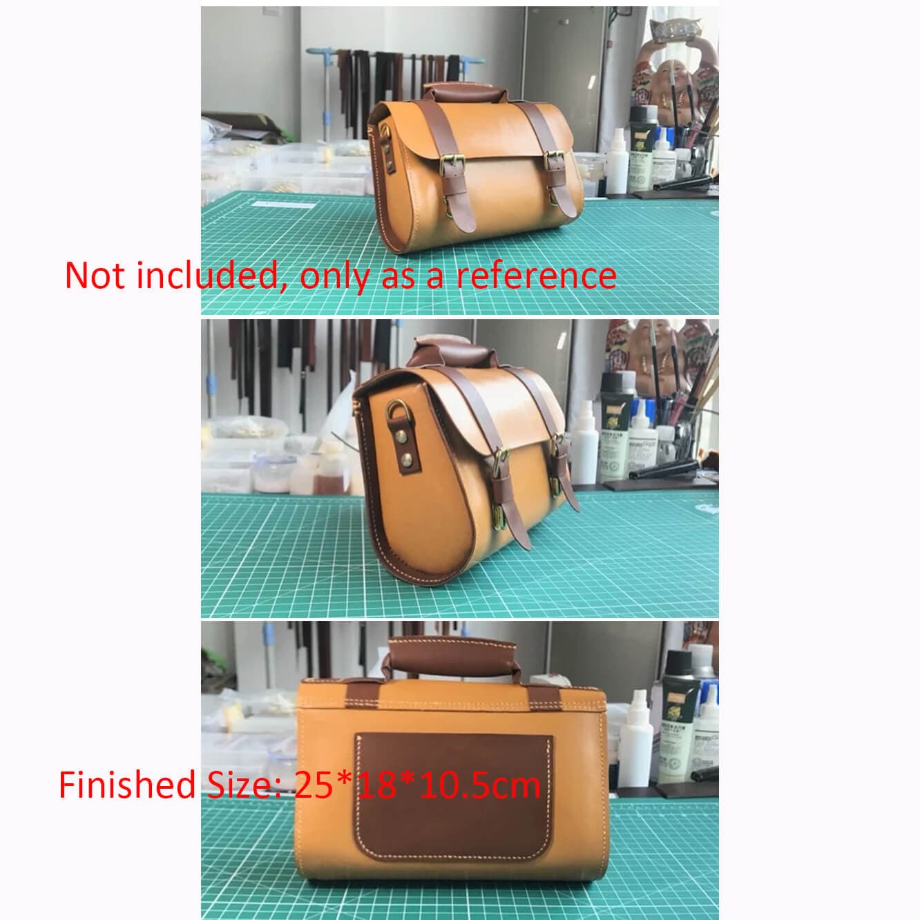 BABYLON™ Leather Messenger Bag Pattern AAB - 445 - Babylon LeatherBabylon LeatherAAB - 445 - Kraft Board