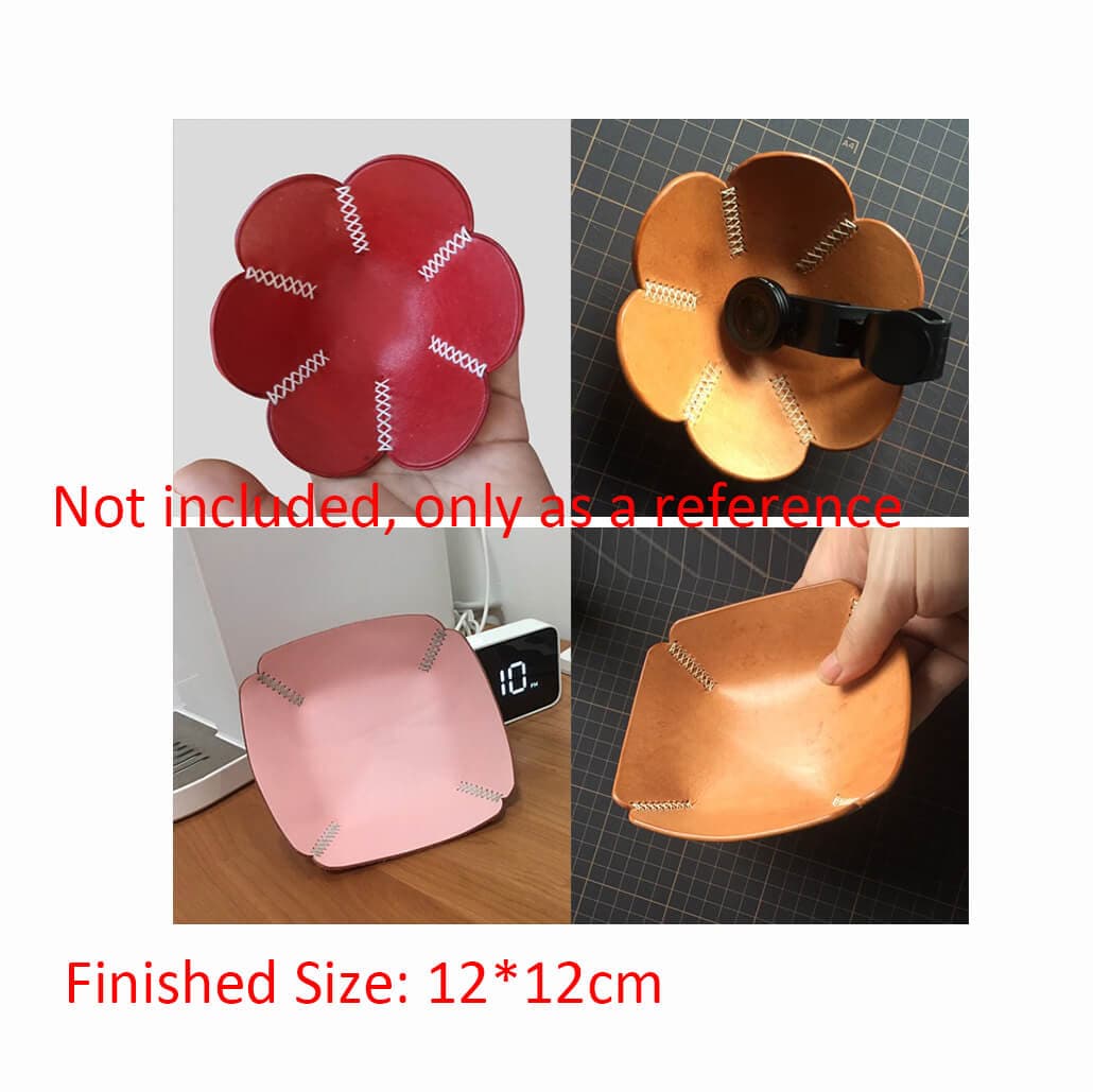 BABYLON™ Leather Storage Tray Pattern AAB - 624 - Babylon LeatherBabylon LeatherAAB - 624 - Kraft Board - Flower - Small - 12x12cm