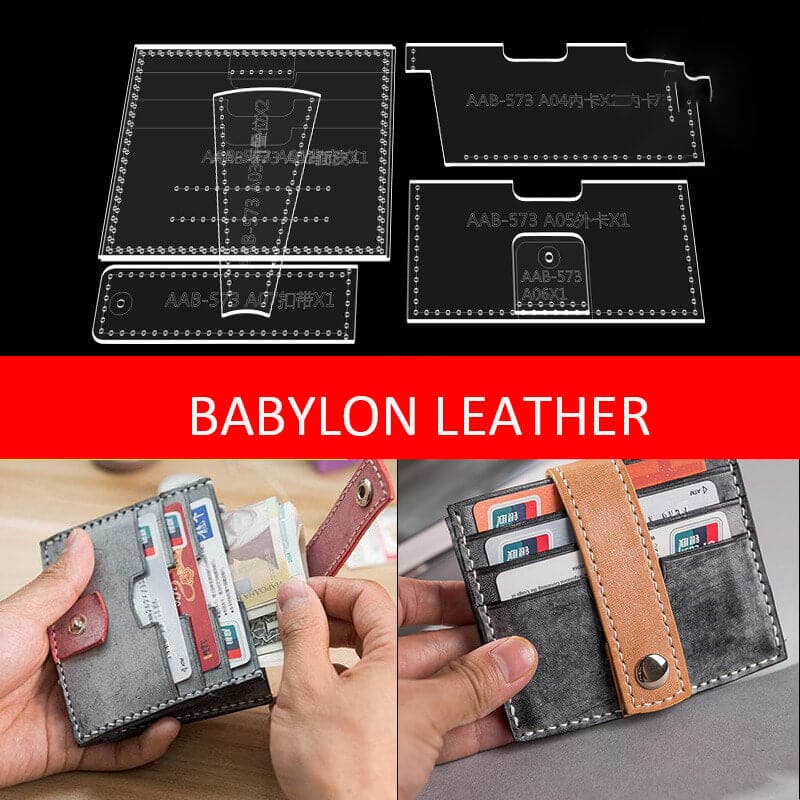 BABYLON™ Mens Card Holder Wallet Pattern AAB - 573 - Babylon LeatherBabylon LeatherAAB - 573 - Kraft Board