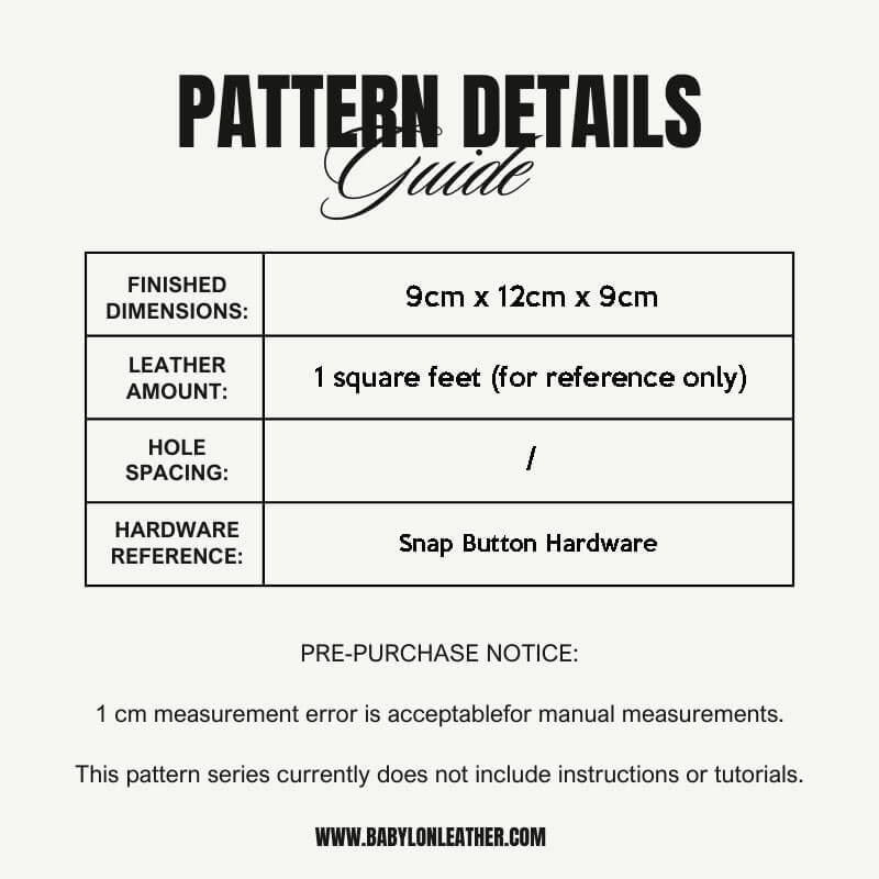BABYLON™ No - Sew Pen Holder Leather Making Pattern AAB - 10 - Babylon LeatherBabylon LeatherAAB - 10 - Kraft Board