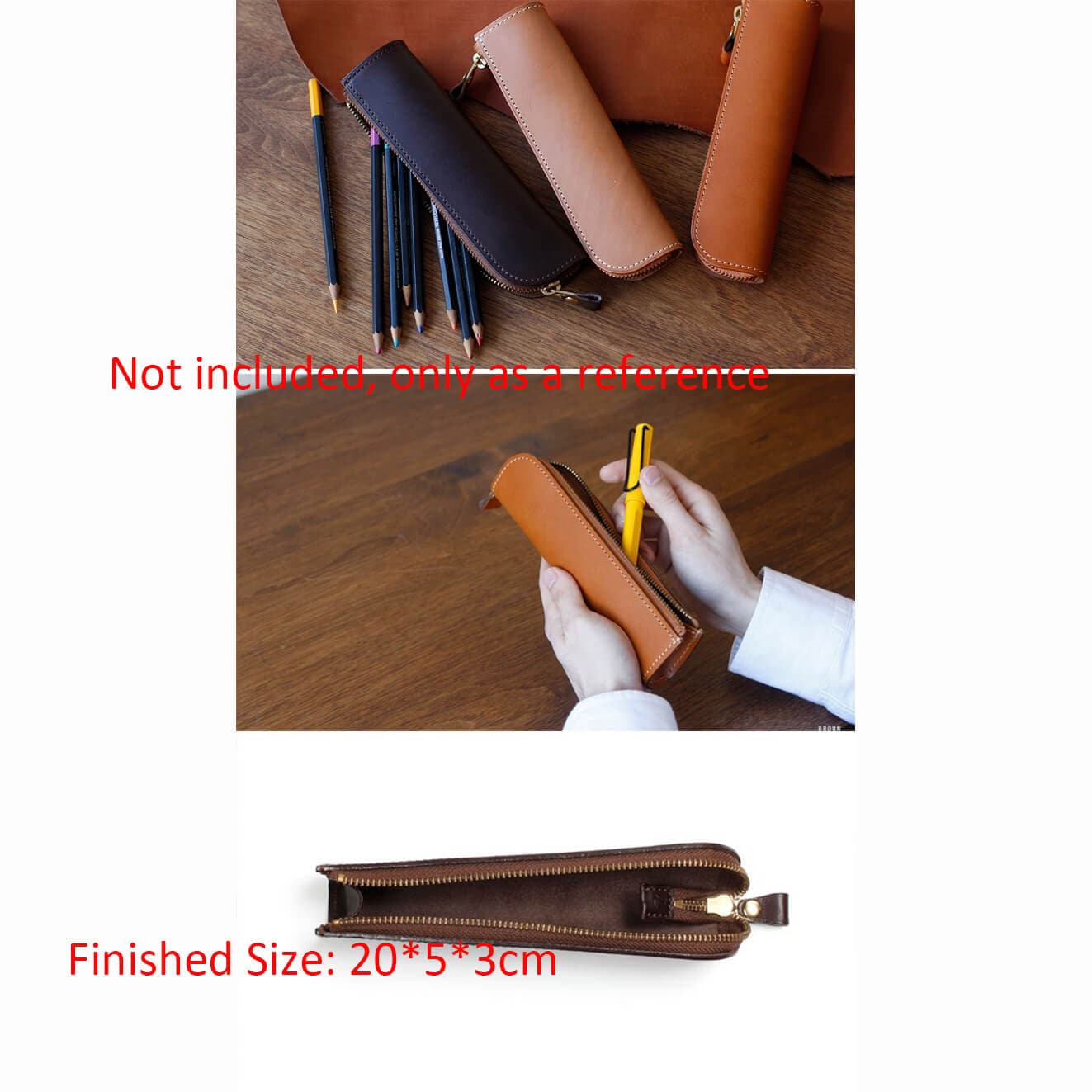 BABYLON™ Pen Case Leather Craft Pattern AAB - 589 - Babylon LeatherBabylon LeatherAAB - 589 - Kraft Board
