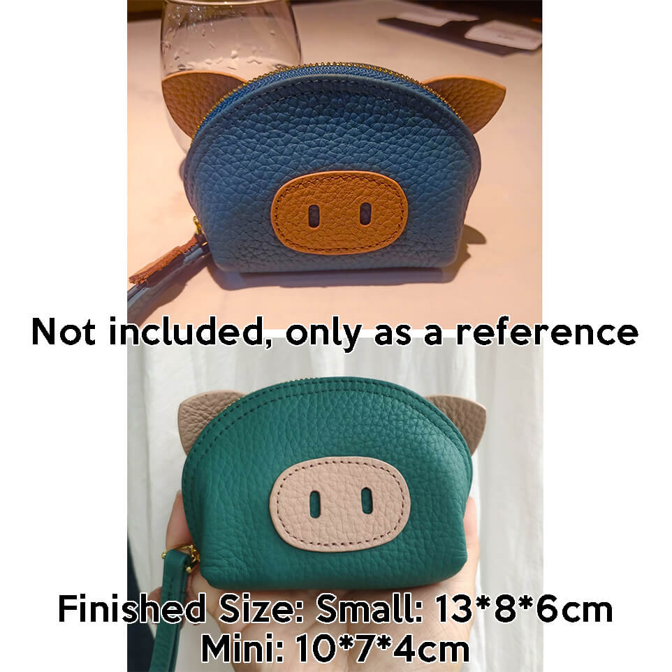 BABYLON™ Piggy Coin Purse Pattern AAB - 814 - Babylon LeatherBabylon LeatherMini: 10cm x 7cm x 4cm - Kraft Board - Small - 13x8x6cm