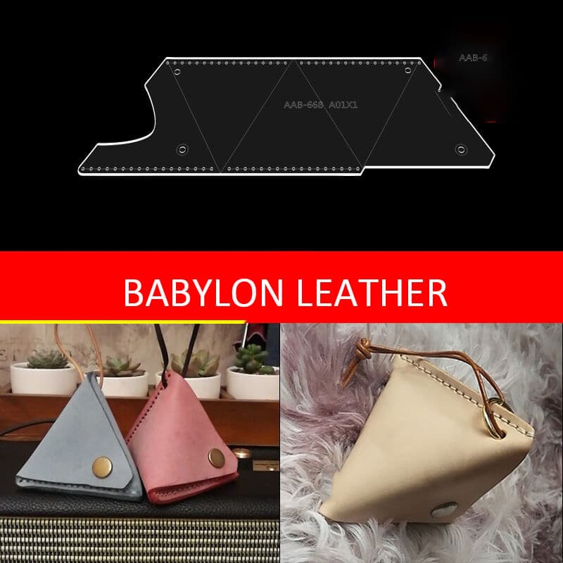 BABYLON™ Pyramid Coin Purse DIY Pattern AAB - 668 - Babylon LeatherBabylon LeatherAAB - 668 - Kraft Board
