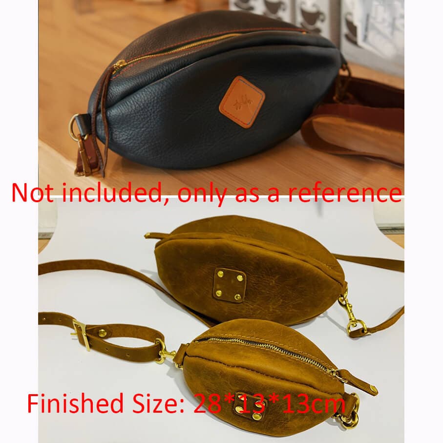 BABYLON™ Rugby Ball Shoulder Bag Pattern AAB - 669 - Babylon LeatherBabylon LeatherAAB - 669 - Kraft Board - Medium - 28x13x13cm