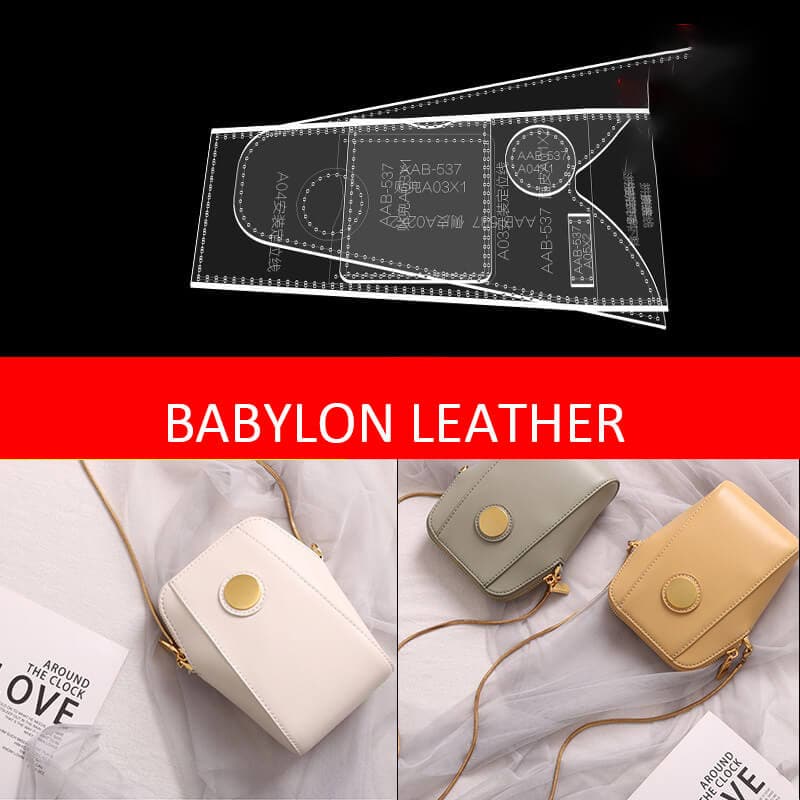BABYLON™ Shell - Shaped Crossbody Bag Pattern AAB - 537 - Babylon LeatherBabylon LeatherAAB - 537 - Kraft Board