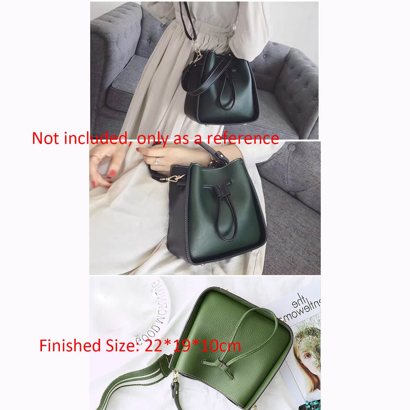 BABYLON™ Shoulder Bucket Bag Pattern AAB - 543 - Babylon LeatherBabylon LeatherAAB - 543 - Kraft Board