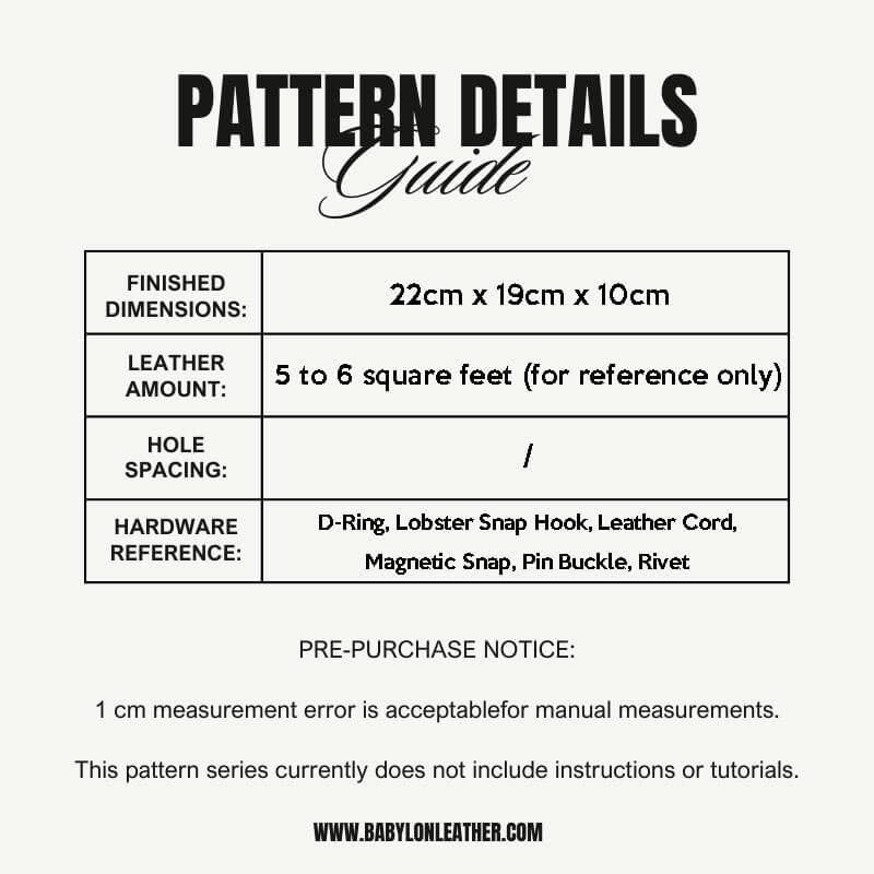 BABYLON™ Shoulder Bucket Bag Pattern AAB - 543 - Babylon LeatherBabylon LeatherAAB - 543 - Kraft Board