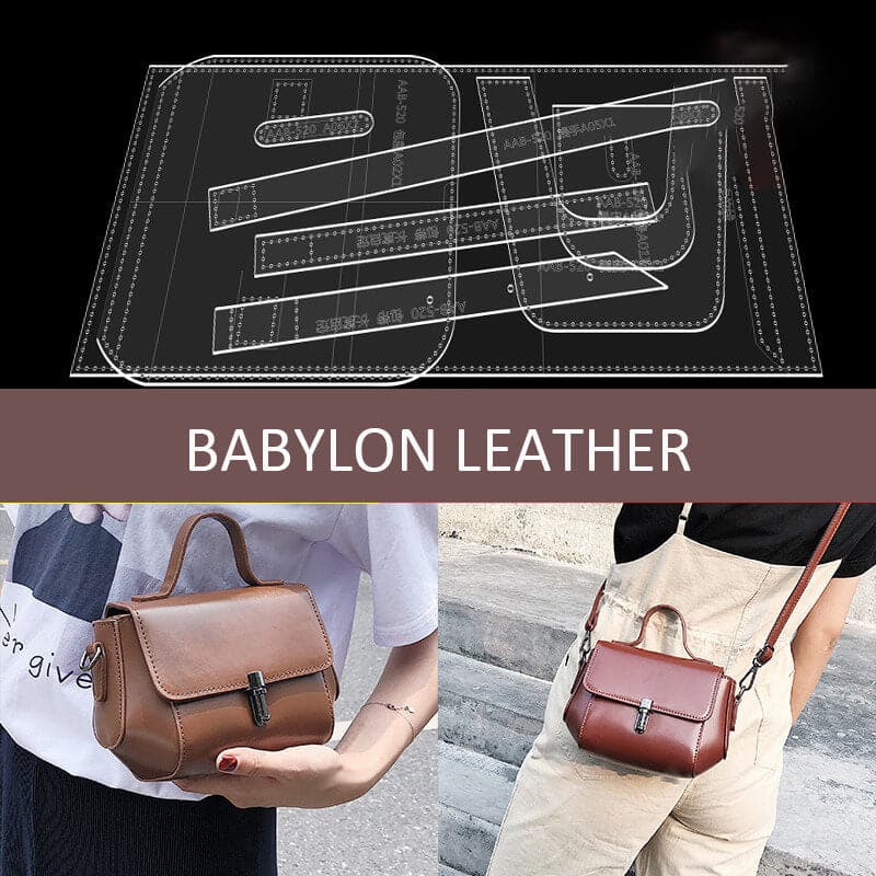 BABYLON™ Spacious Crossbody Bag DIY Sewing Pattern AAB - 520 - Babylon LeatherBabylon LeatherAAB - 520 - Kraft Board