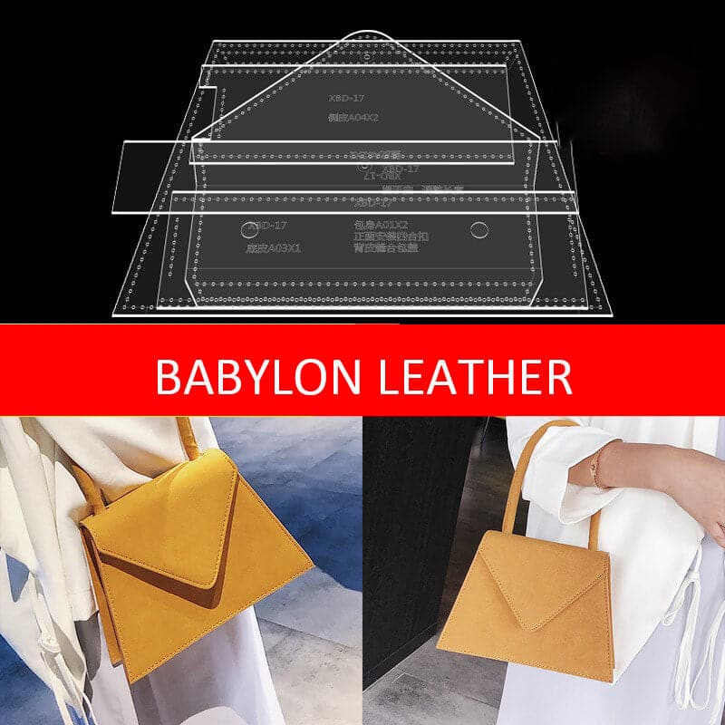BABYLON™ Trapeze Tote Bag Pattern DBC - 17 - Babylon LeatherBabylon LeatherDBC - 17 - Kraft Board