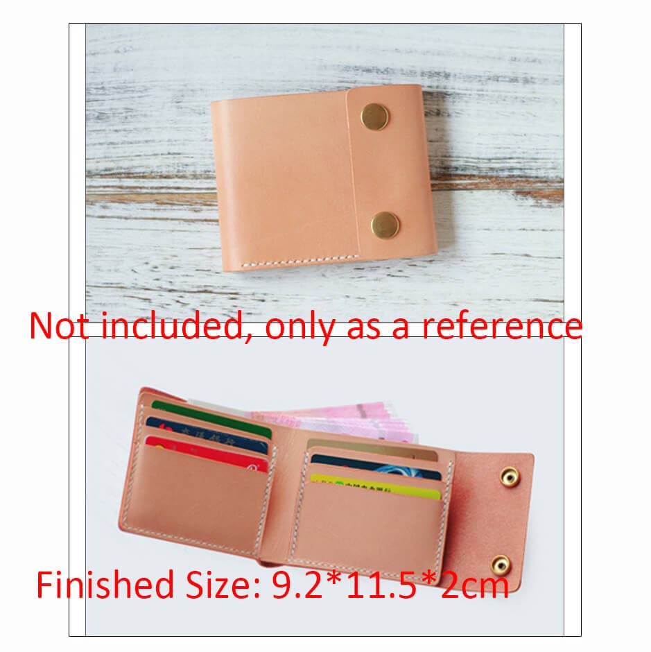 BABYLON™ Tri - Fold Short Wallet Leathercraft Pattern AAB - 390 - Babylon LeatherBabylon LeatherAAB - 390 - Kraft Board