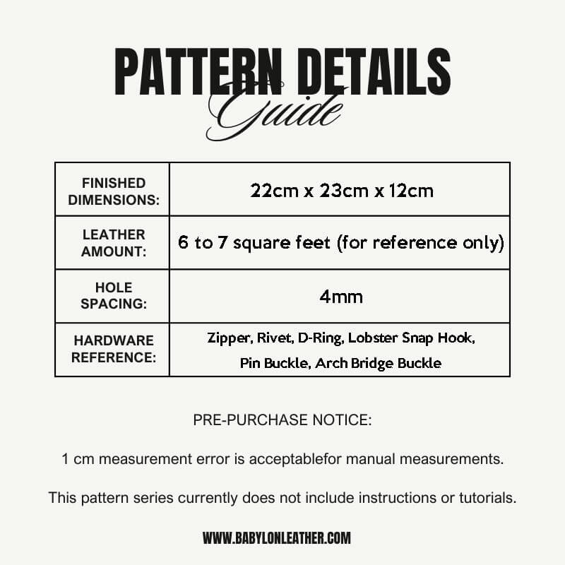 BABYLON™ Unique Crossbody Bag Leather Pattern AAB - 518 - Babylon LeatherBabylon LeatherAAB - 518 - Kraft Board
