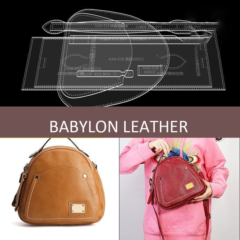 BABYLON™ Unique Crossbody Bag Leather Pattern AAB - 518 - Babylon LeatherBabylon LeatherAAB - 518 - Kraft Board