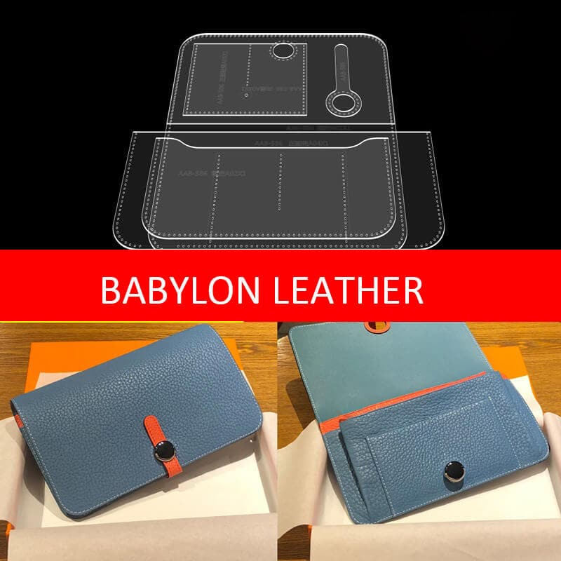 BABYLON™ Unique Leather Clutch Pattern AAB - 586 - Babylon LeatherBabylon LeatherAAB - 586 - Kraft Board