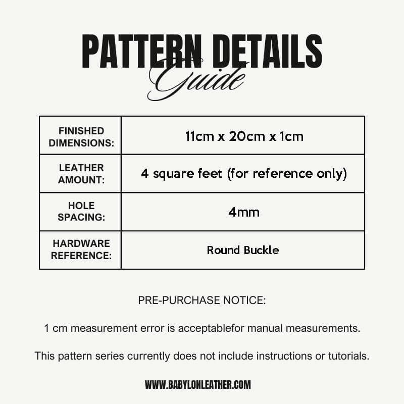 BABYLON™ Unique Leather Clutch Pattern AAB - 586 - Babylon LeatherBabylon LeatherAAB - 586 - Kraft Board
