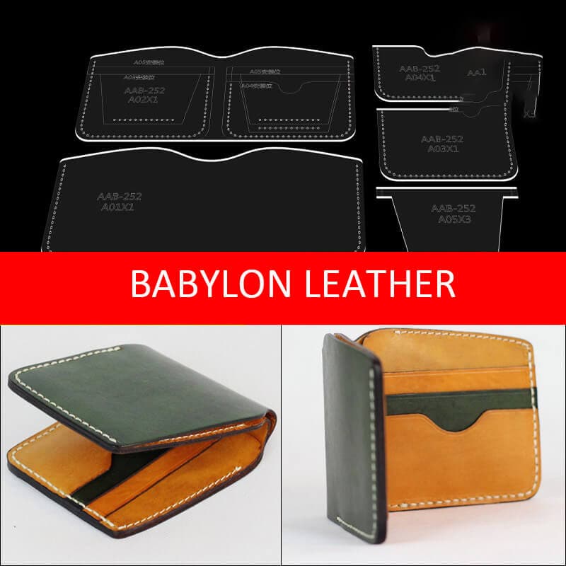 BABYLON™ Wallet DIY Gift Pattern AAB - 252 - Babylon LeatherBabylon LeatherAAB - 252 - Kraft Board