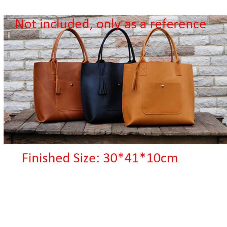 BABYLON™ Women's Shoulder Tote Bag Making Pattern AAB - 208 - Babylon LeatherBabylon LeatherAAB - 208 - Kraft Board - Extra Large - 30x41x10cm