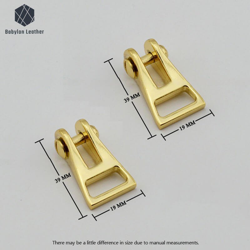 Bag Hardware Decoration Buckle Connector Strap Buckle（2 PACK） - Babylon LeatherBabylon LeatherCSB-111